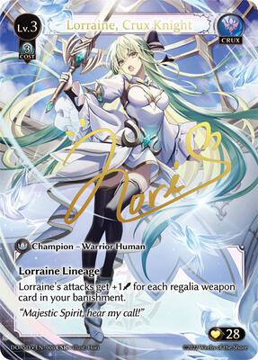 Lorraine, Crux Knight (CSR) (Dawn of Ashes Starter Decks