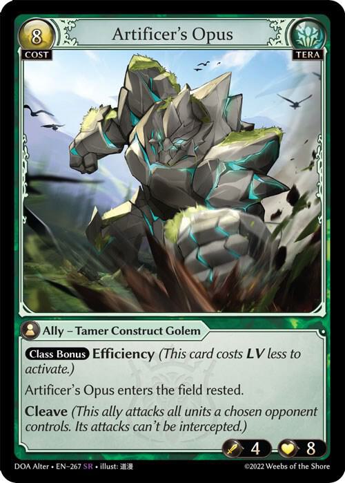 Artificer's Opus - Dawn of Ashes Alter Edition - Grand Archive TCG