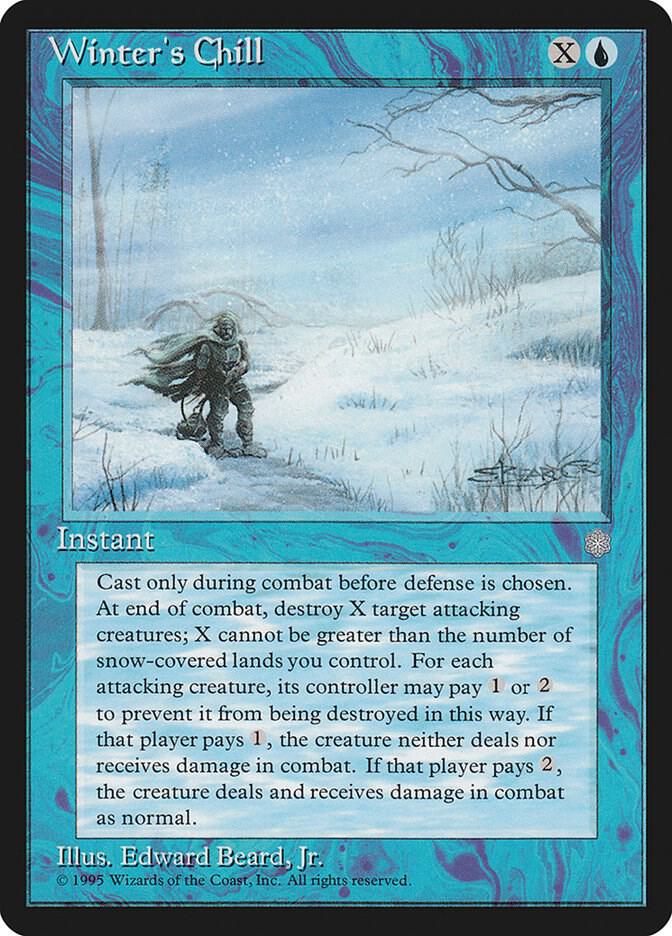 Winter's Chill - Ice Age - Magic: The Gathering - TCGplayer.com