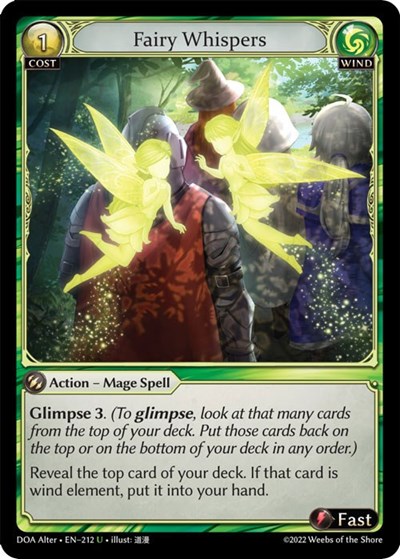 Fairy Whispers card