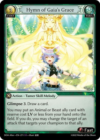 Hymn of Gaia's Grace card