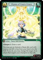 Hymn of Gaia's Grace - Dawn of Ashes Alter Edition - Grand Archive