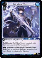 Rai, Mana Weaver - Dawn of Ashes Alter Edition - Grand Archive TCG