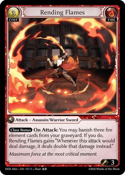 Rending Flames card