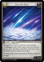 Scry the Skies - Dawn of Ashes Alter Edition - Grand Archive TCG
