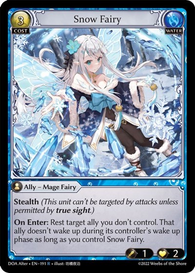 Snow Fairy card