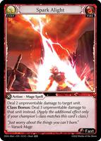 早い者勝ち⭐︎agew✖️REDCARD Spark Alight - Dawn of Ashes Alter Edition - Grand Archive TCG
