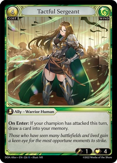 Tactful Sergeant card