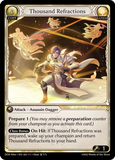Thousand Refractions card