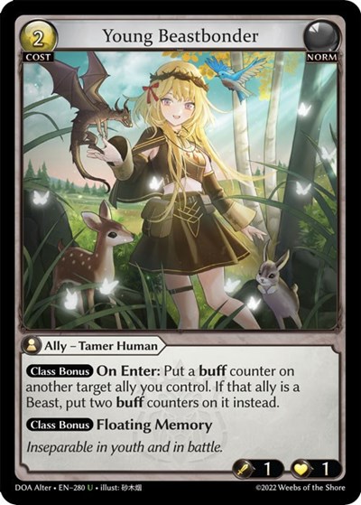 Young Beastbonder card