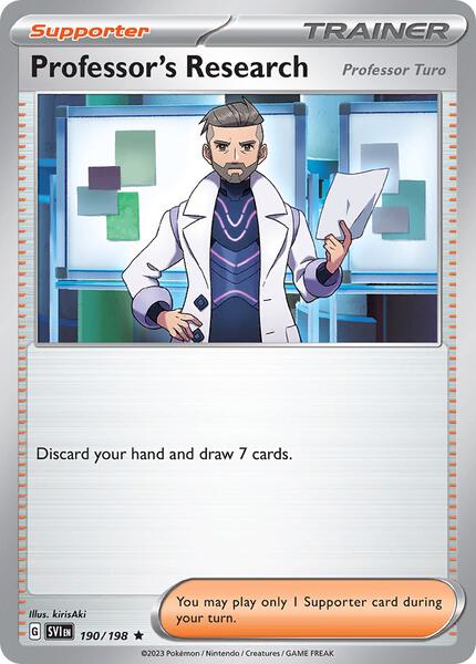 Professor's Research [Professor Turo] - 190/198 (Non-Holo)