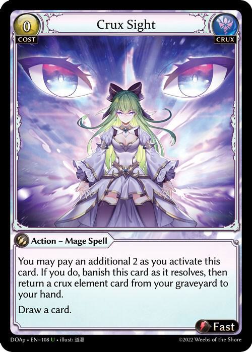 Crux Sight - Dawn of Ashes Prelude - Grand Archive TCG - TCGplayer.com