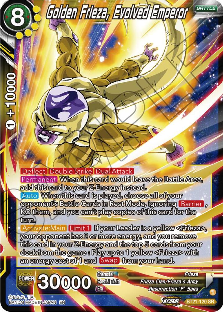 Golden Frieza, Evolved Emperor - Wild Resurgence - Dragon Ball