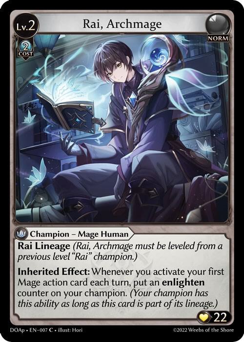 Rai, Archmage
