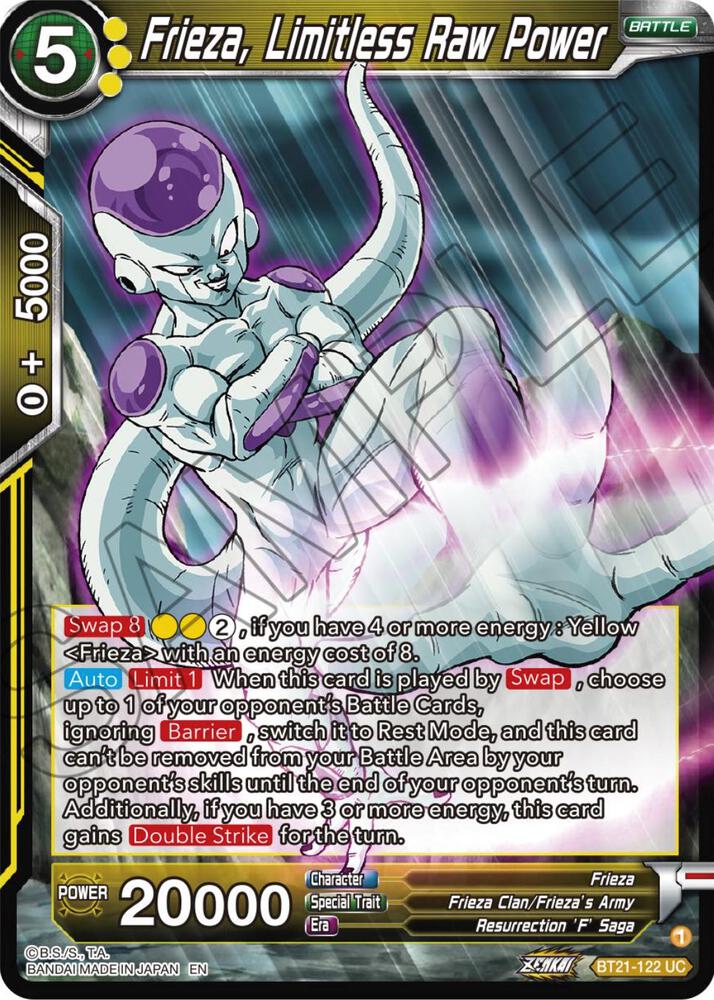 Frieza, Limitless Raw Power - Wild Resurgence - Dragon Ball Super