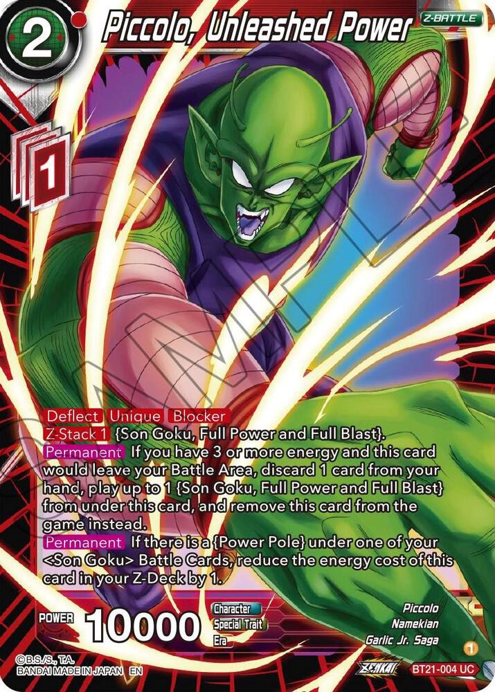 Piccolo, Unleashed Power - Wild Resurgence - Dragon Ball Super