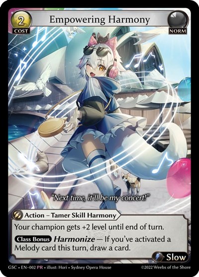 Empowering Harmony card