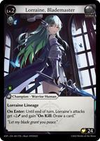 Lorraine, Blademaster - Kickstarter Promotional Cards - Grand