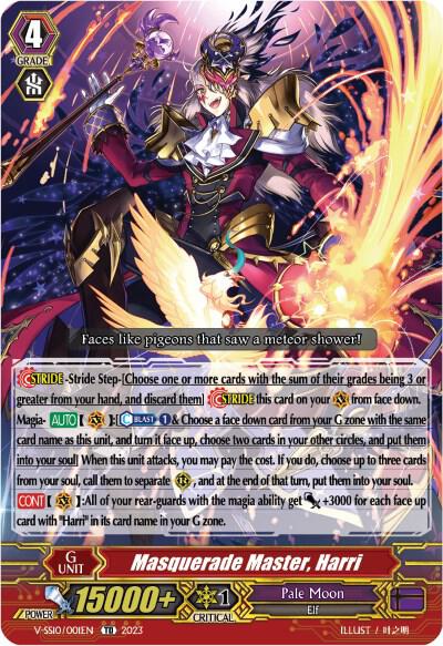 Masquerade Master, Harri