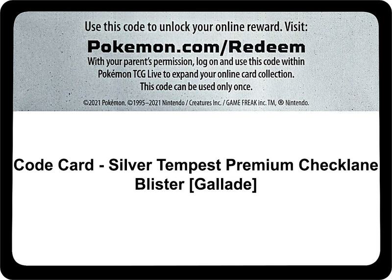 Code Card - Silver Tempest Premium Checklane Blister [Gallade]  from SWSH12: Silver Tempest