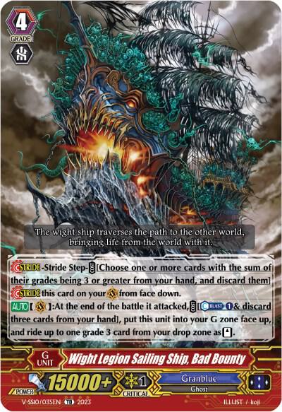 Wight Legion Sailing Ship, Bad Bounty