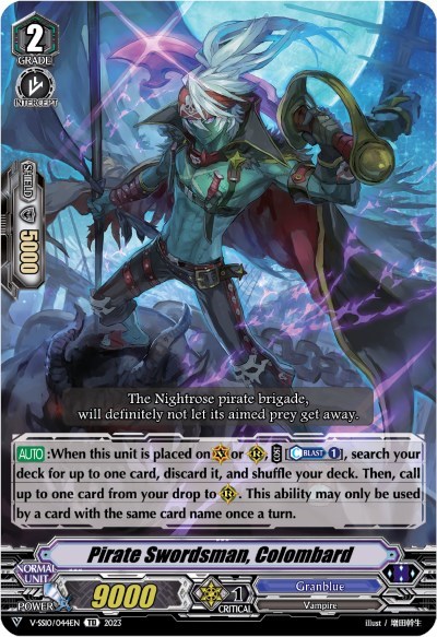Pirate Swordsman, Colombard
