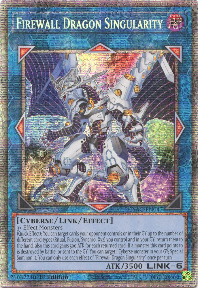 遊戯王wa Firewall Dragon Singularity (Starlight Rare) - Cyberstorm Access