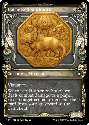 Harnessed Snubhorn