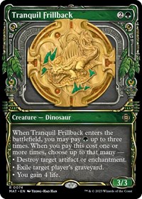 Tranquil Frillback (Showcase)