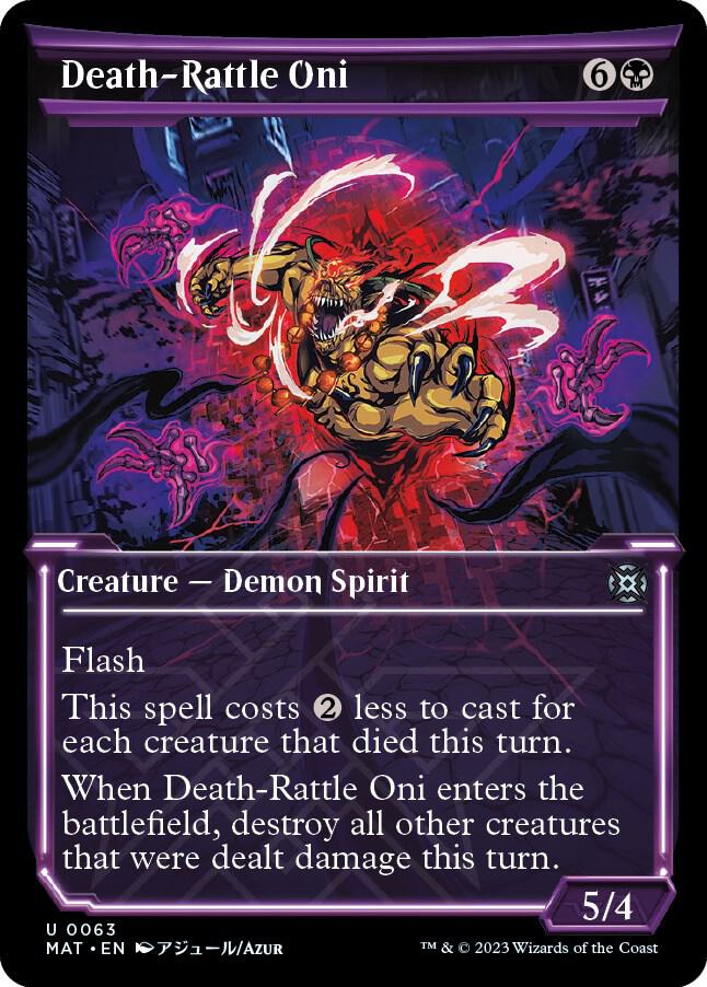 Death-Rattle Oni (Showcase) - TCGMatch Chile