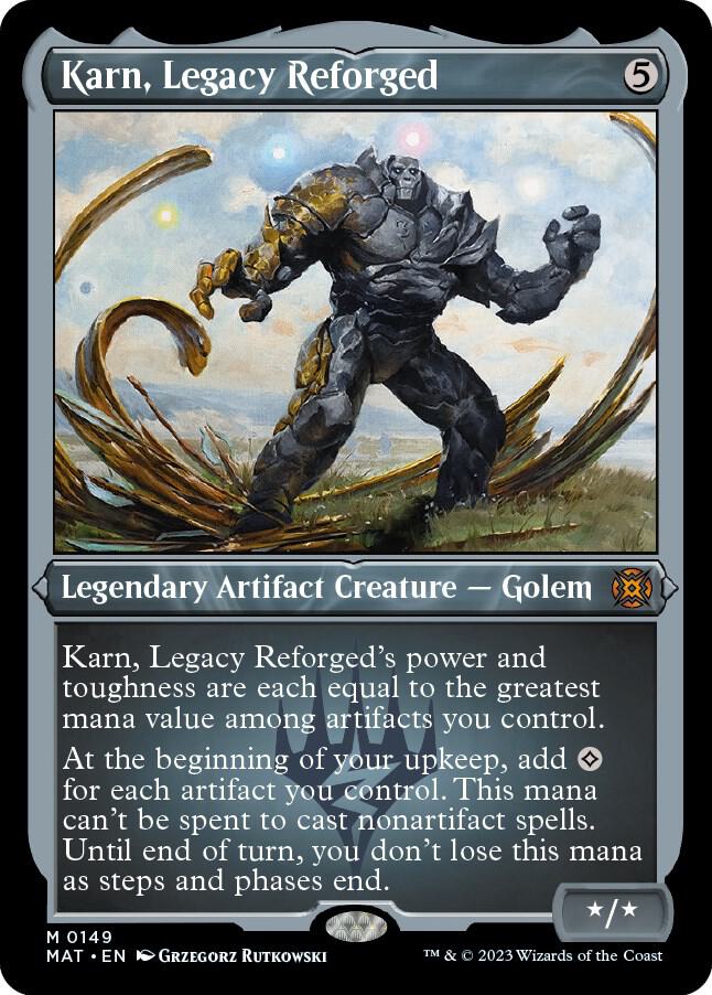 Karn, Legacy Reforged (Foil Etched) - March of the Machine: The