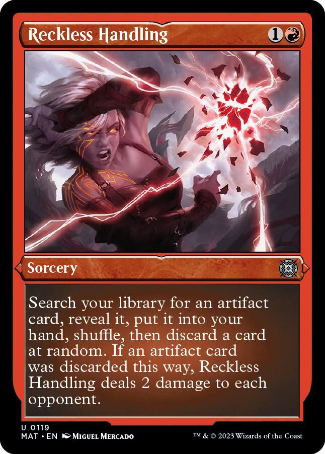 Reckless Handling (Foil Etched) - March of the Machine: The Aftermath - Magic: The Gathering - TCGplayer.com Reckless Handling (Foil Etched) - March of the Machine: The Aftermath - Magic: The Gathering - TCGplayer.com
