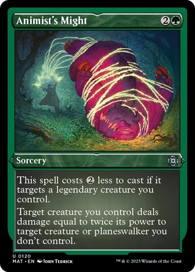 Animists Might Foil Etched