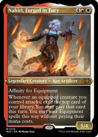 Nahiri, Forged in Fury (Foil Etched)