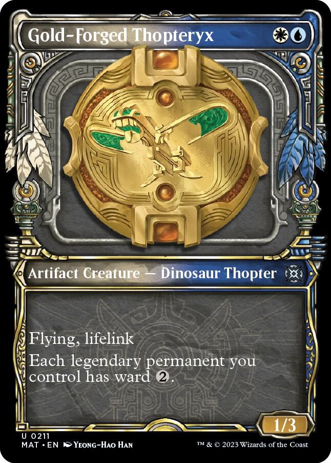 Gold-Forged Thopteryx (Halo Foil) - March of the Machine: The