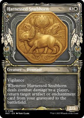 Harnessed Snubhorn