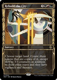 Rebuild the City (Halo Foil)