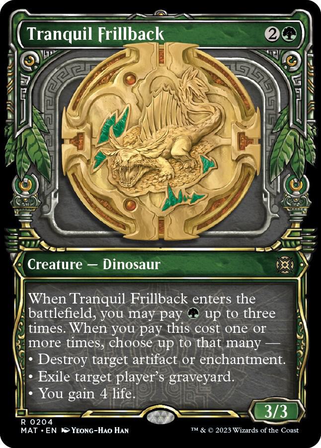 Tranquil Frillback (Halo Foil) - March of the Machine: The Aftermath - Magic: The Gathering - TCGplayer.com Tranquil Frillback (Halo Foil) - March of the Machine: The Aftermath - Magic: The Gathering - TCGplayer.com