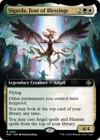 Sigarda, Font of Blessings (Extended Art) (Foil)