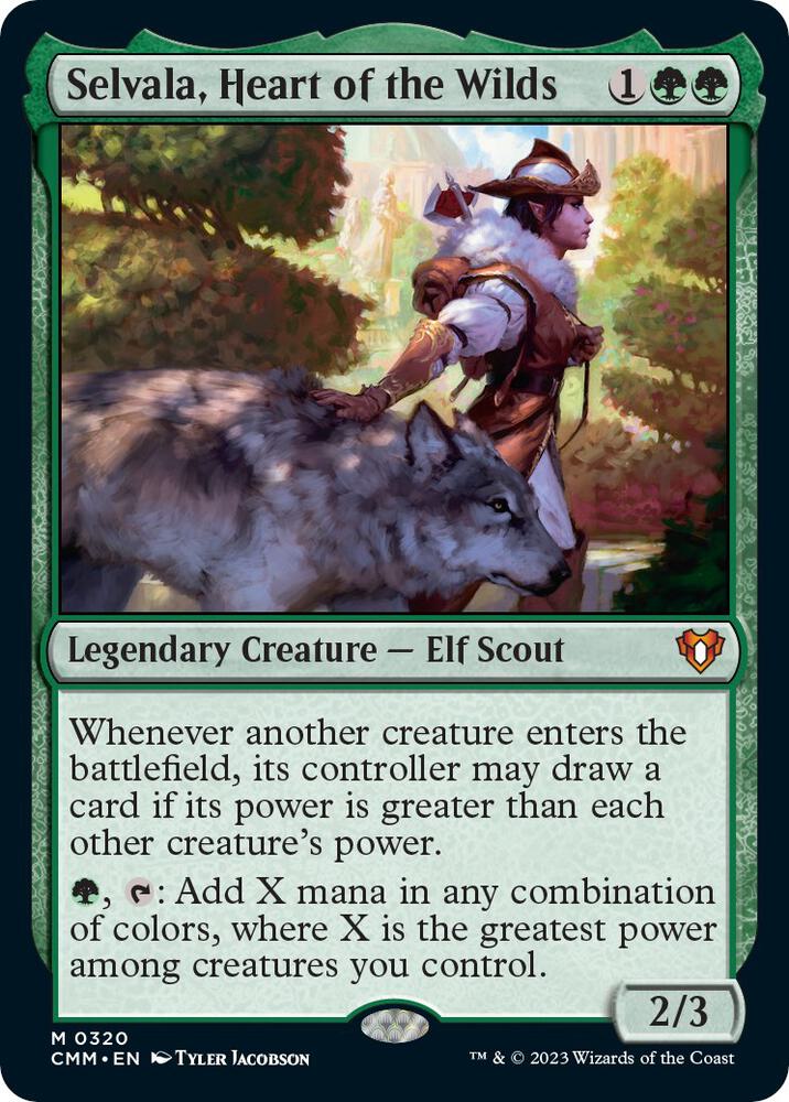 Selvala, Heart of the Wilds 320 card
