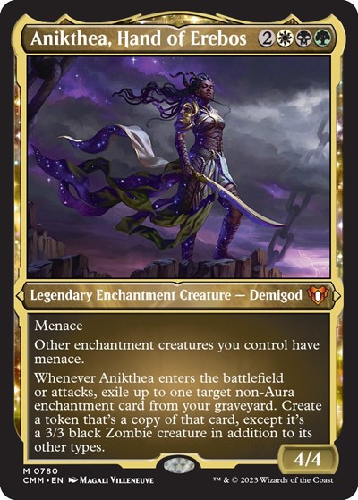 Anikthea, Hand of Erebos (Display Commander) (Foil Etched) - Thick Stock