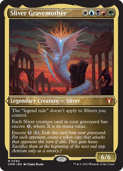 Sliver Gravemother (Display Commander) (Foil Etched) - Thick Stock