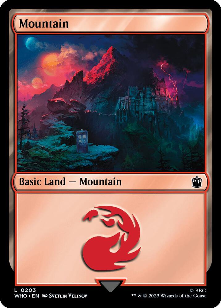 Mountain (0203) 203 card