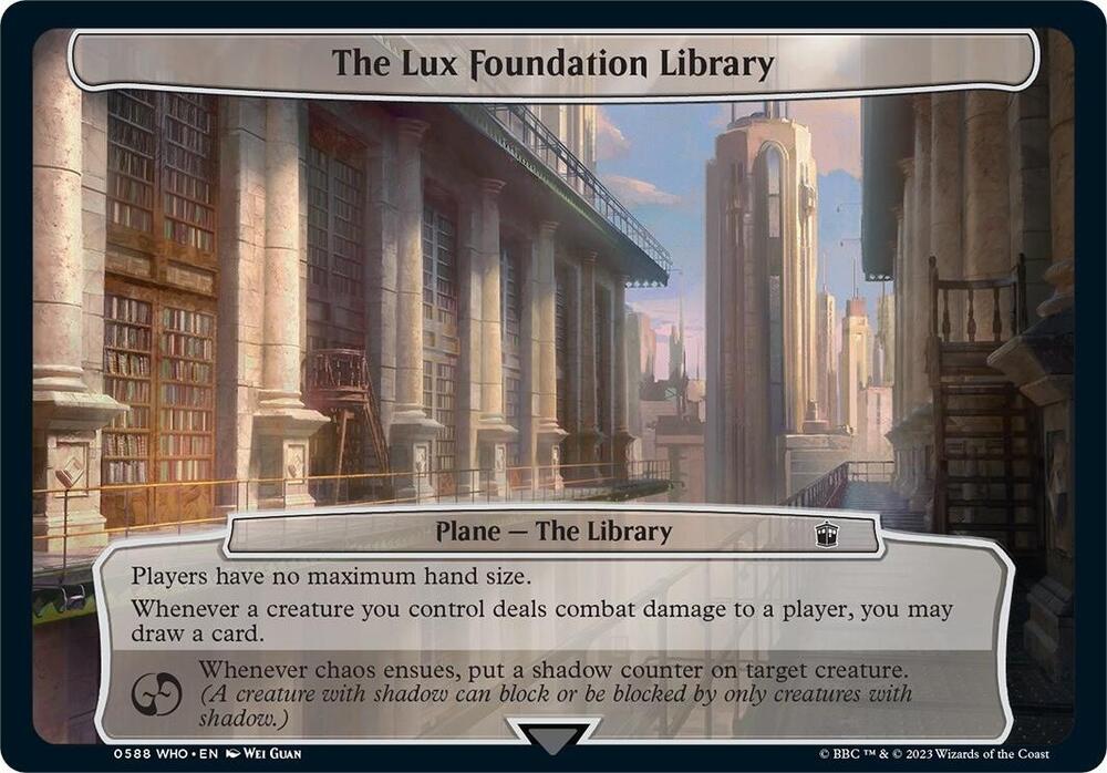 The Lux Foundation Library - Planechase: Universes Beyond: Doctor Who - Magic:  The Gathering - TCGplayer.com