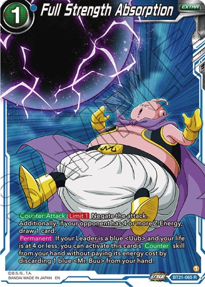 Full Strength Absorption