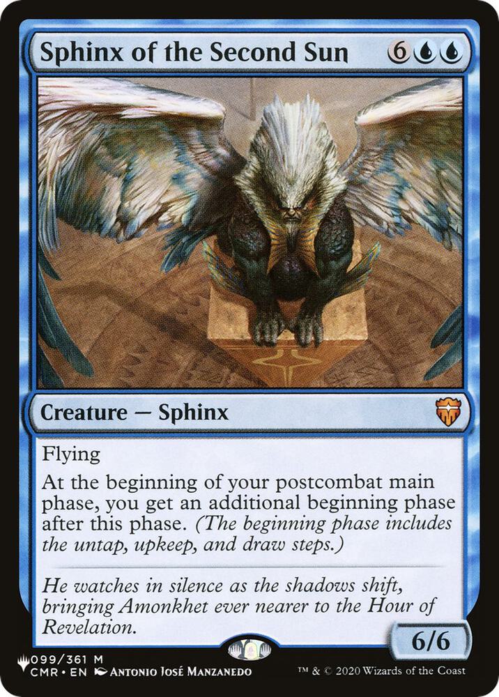 Sphinx of the Second Sun #CMR-99 — The List