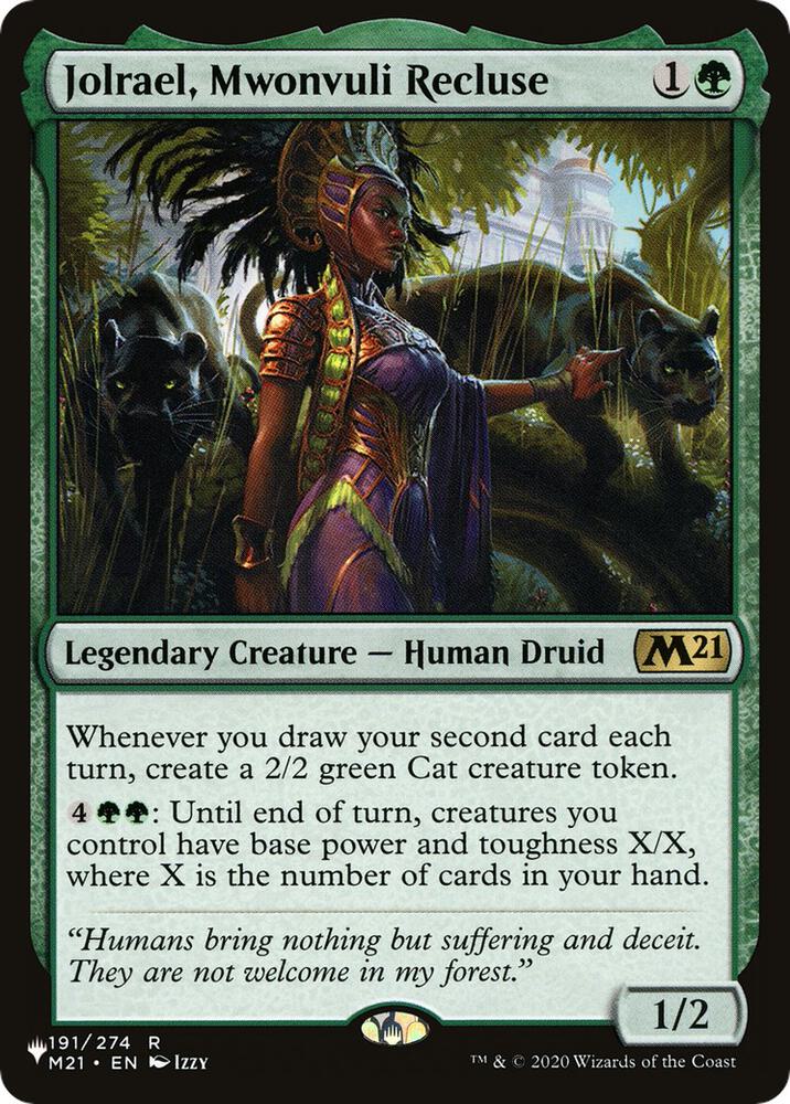 Jolrael, Mwonvuli Recluse #M21-191 — The List