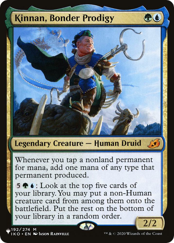 Kinnan, Bonder Prodigy #IKO-192 — The List