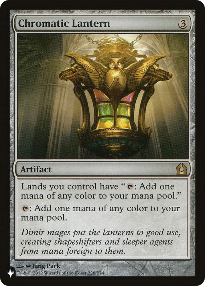 Chromatic Lantern #RTR-226 — The List