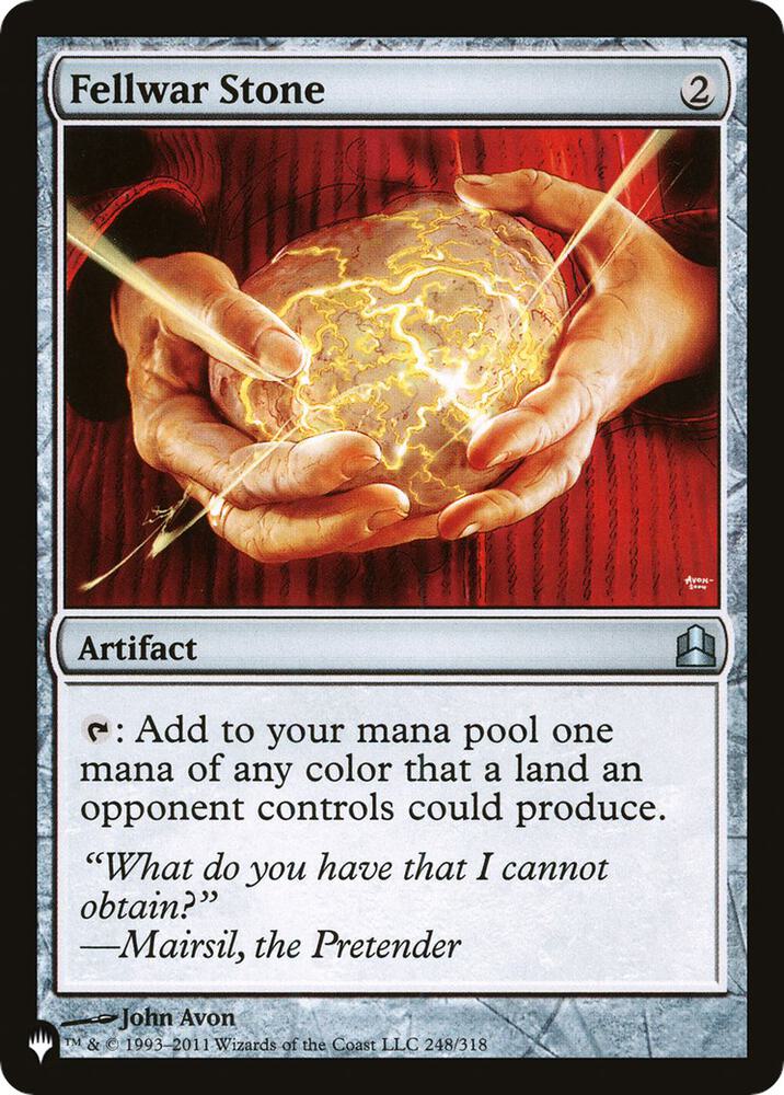 Fellwar Stone #CMD-248 — The List